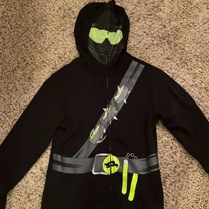 Tony Hawk Ninja face zip up hoodie